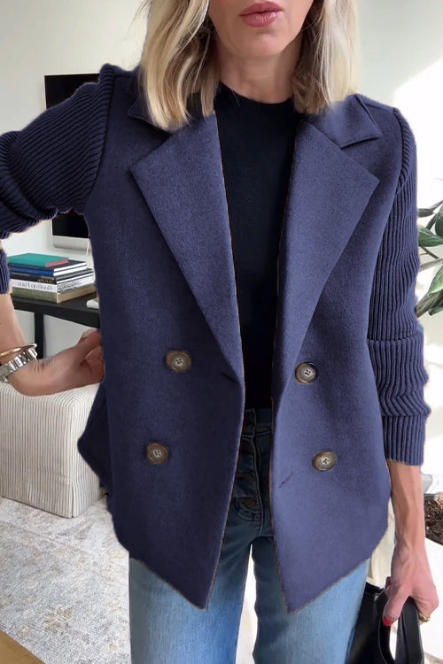 Amelia | Stylischer Blazer mit Strickärmeln