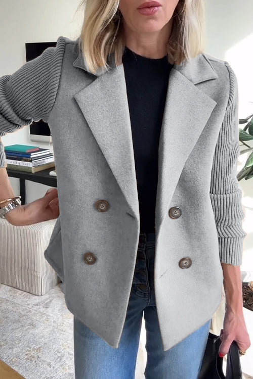 Amelia | Stylischer Blazer mit Strickärmeln
