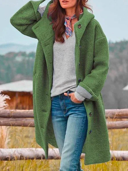 Audrey | Bequeme, Knopfjacke für draußen