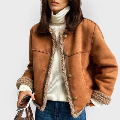 Bellini | Warme Braune Lederjacke
