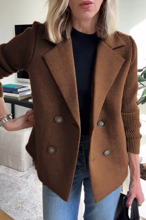 Amelia | Stylischer Blazer mit Strickärmeln