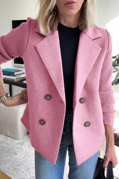 Amelia | Stylischer Blazer mit Strickärmeln