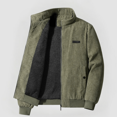 Roi | Cordjacke mit Fleece-Futter