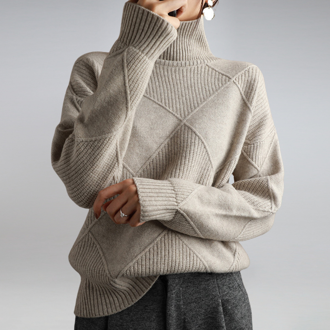 Chloe | Bequemer Winterstrickpullover