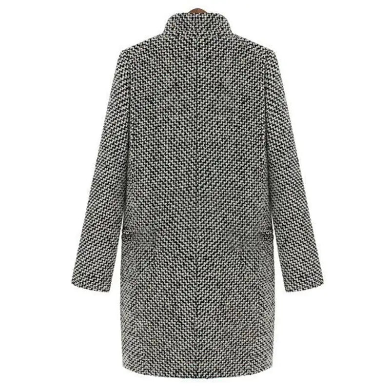 Delphine | Eleganter langer Wollmantel