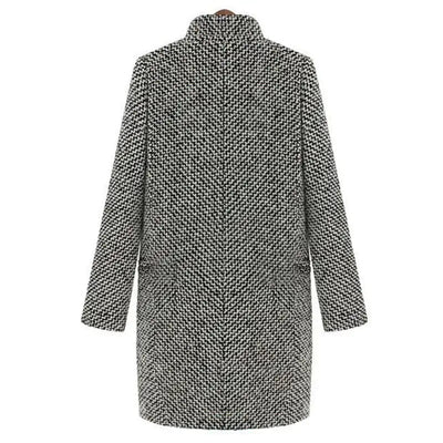 Delphine | Eleganter langer Wollmantel