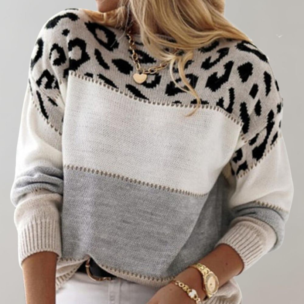Addison | Trendiger und Bequemer Leopardenpullover