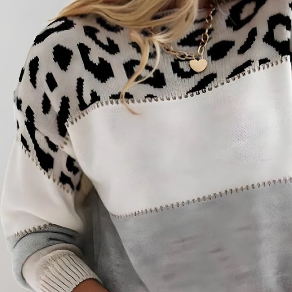 Addison | Trendiger und Bequemer Leopardenpullover