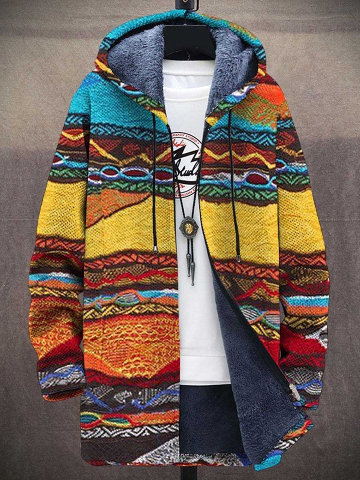 Jindalee | Luxuriöser Cardigan mit künstlerischer Inspiration