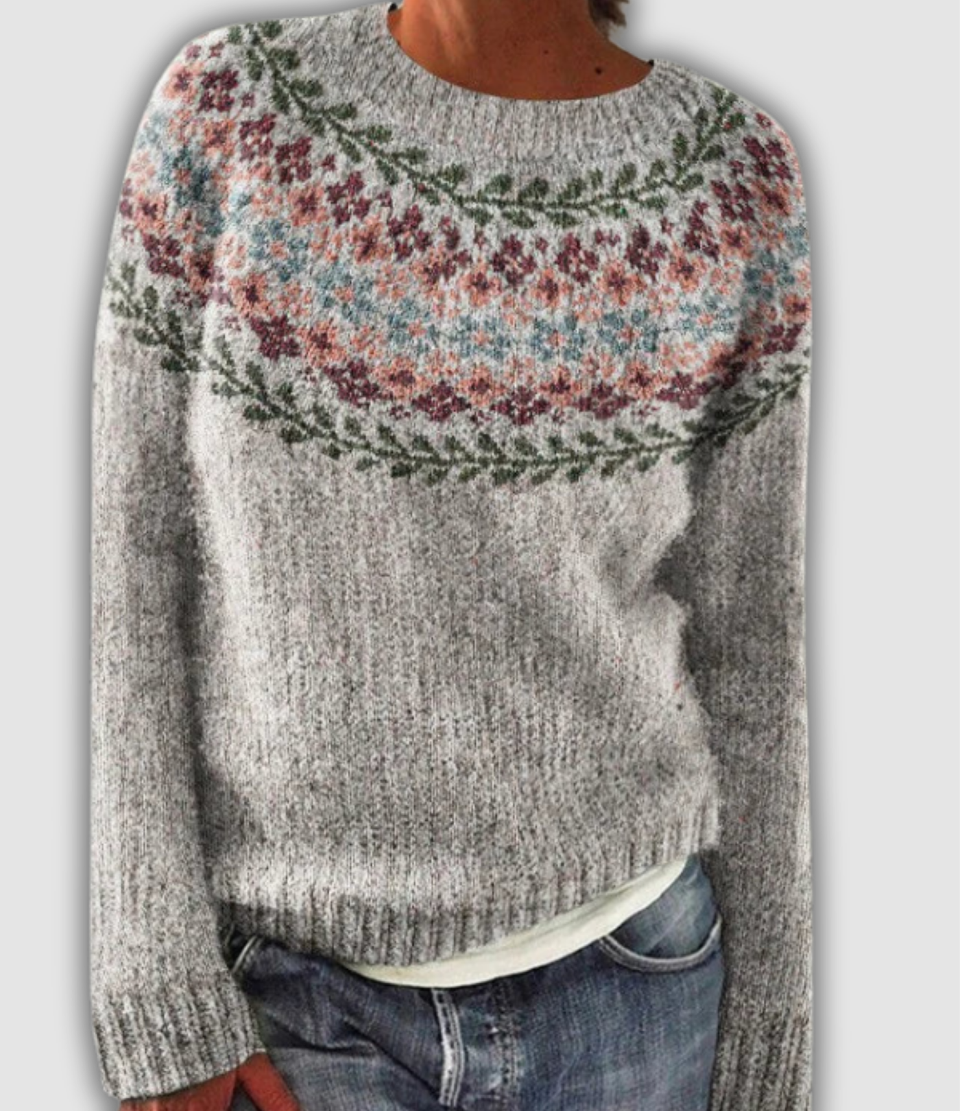 Kaia | Bequemer Retro-Pullover