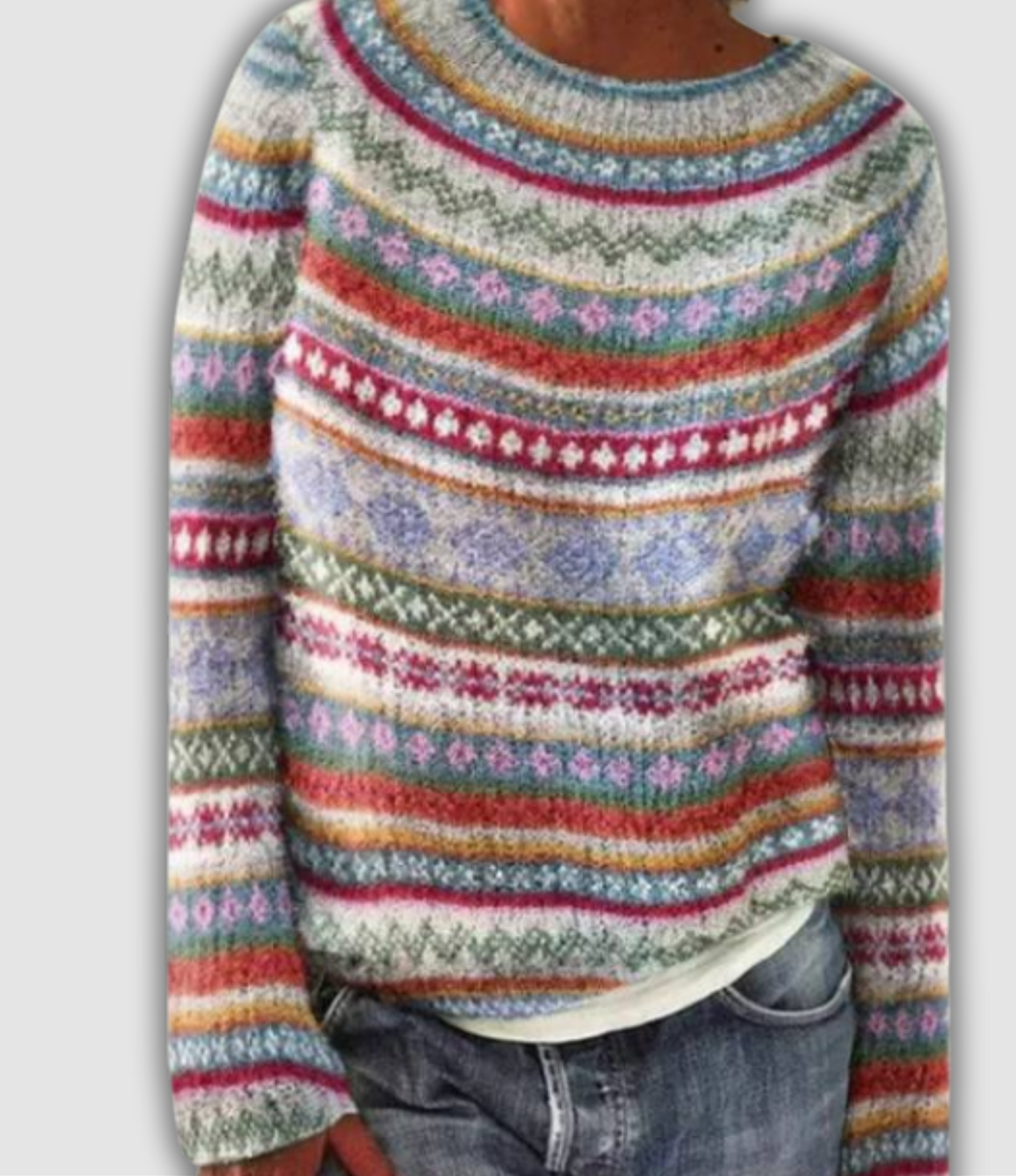 Salome | Stilvoller Retro-Pullover