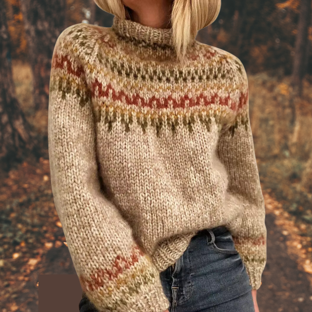 Astrid | Damen Nordic Strickpullover