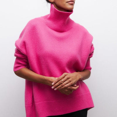Avery | Pullover mit hohem Kragen