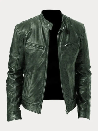 Ari | Minimalistische Lederjacke
