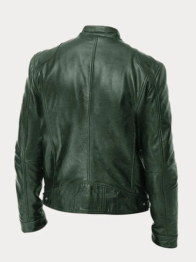 Ari | Minimalistische Lederjacke