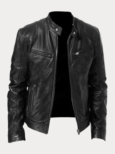 Ari | Minimalistische Lederjacke