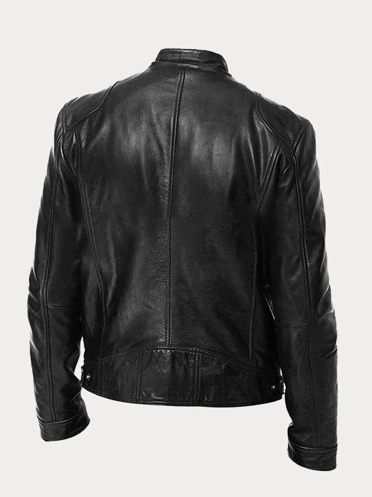 Ari | Minimalistische Lederjacke