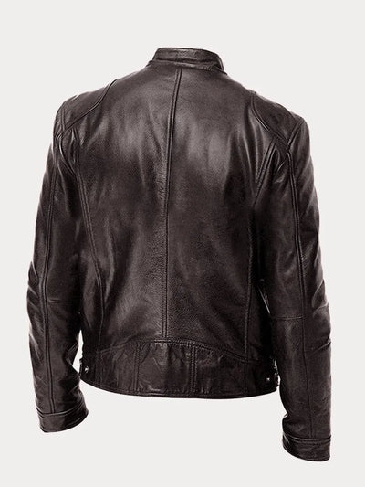 Ari | Minimalistische Lederjacke