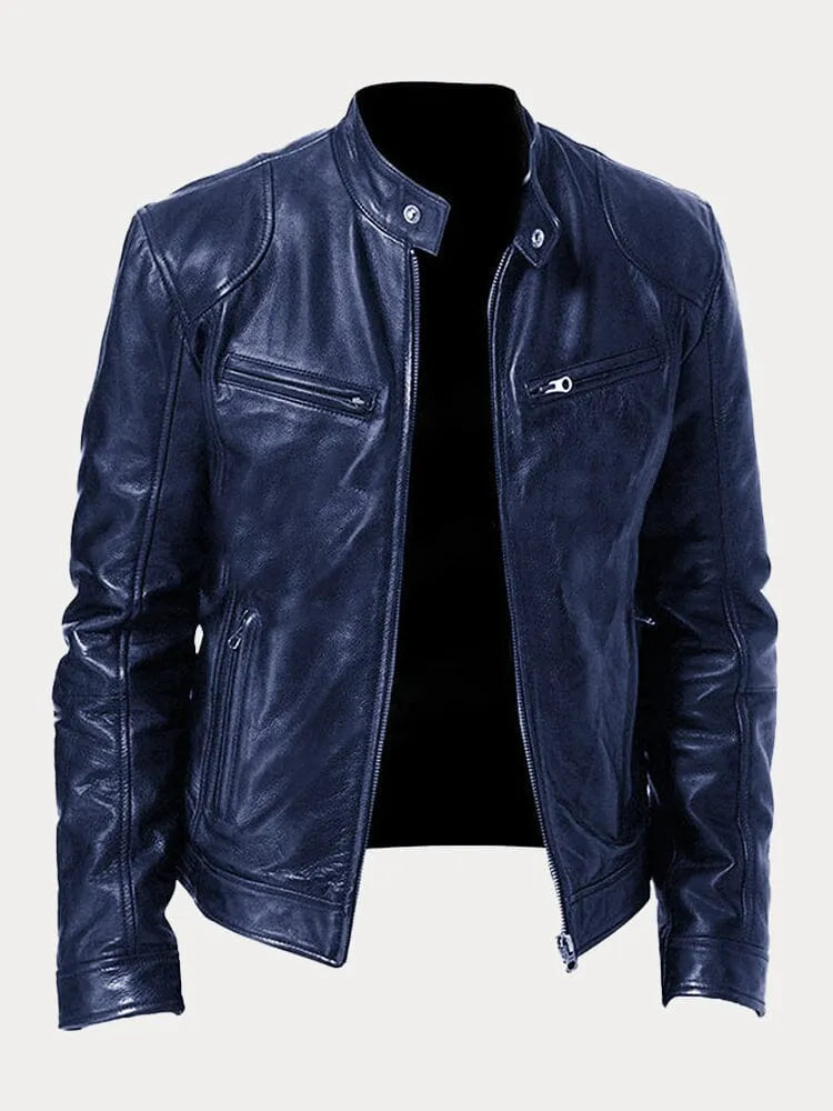 Ari | Minimalistische Lederjacke