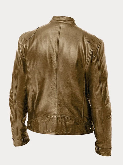 Ari | Minimalistische Lederjacke