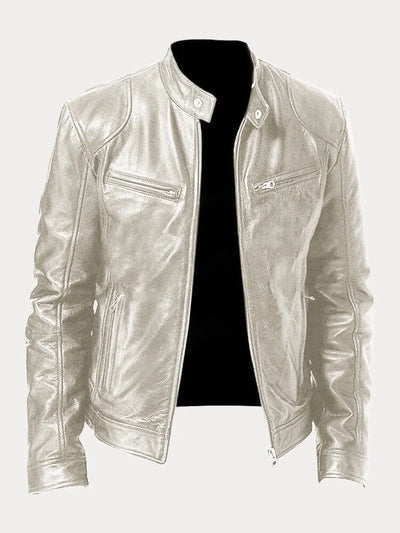 Ari | Minimalistische Lederjacke