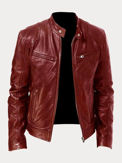 Ari | Minimalistische Lederjacke