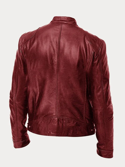 Ari | Minimalistische Lederjacke