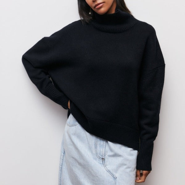 Avery | Pullover mit hohem Kragen