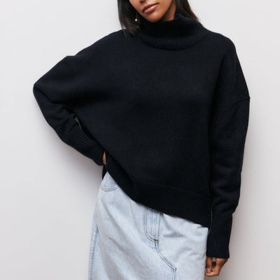 Avery | Pullover mit hohem Kragen