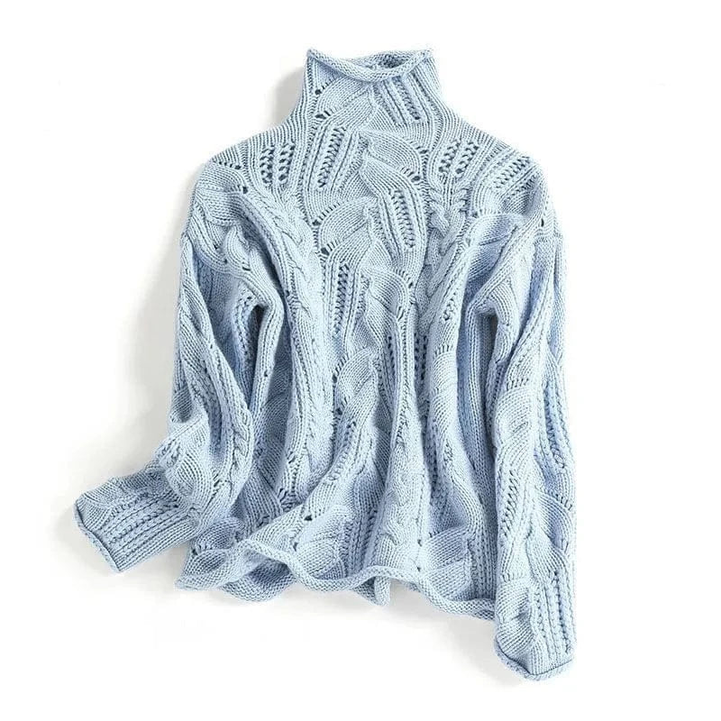 Maria | Rollkragenpullover aus Wolle