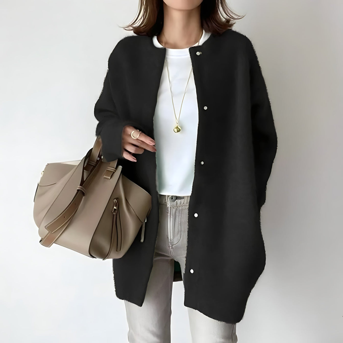 Whitney | Eleganter Cardigan mit Knöpfen