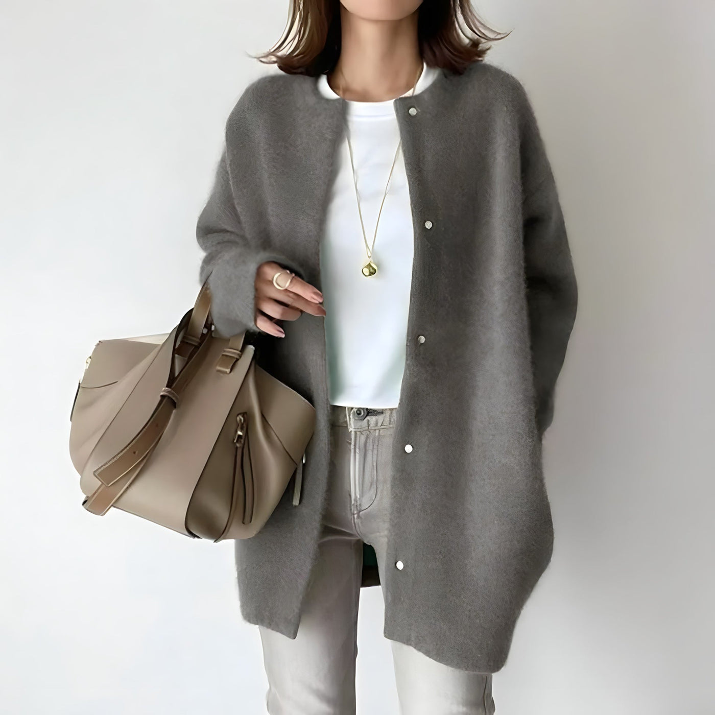 Whitney | Eleganter Cardigan mit Knöpfen