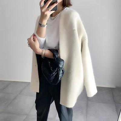 Whitney | Eleganter Cardigan mit Knöpfen