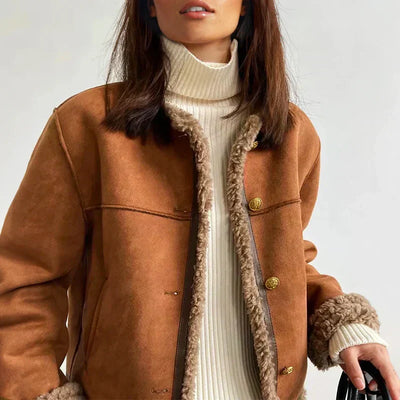 Bellini | Warme Braune Lederjacke