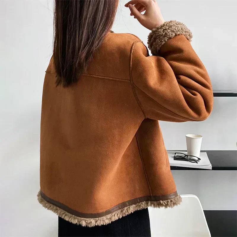 Bellini | Warme Braune Lederjacke