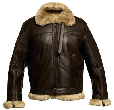 Fletcher | Premium Lammfelllederjacke