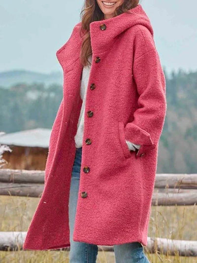Audrey | Bequeme, Knopfjacke für draußen