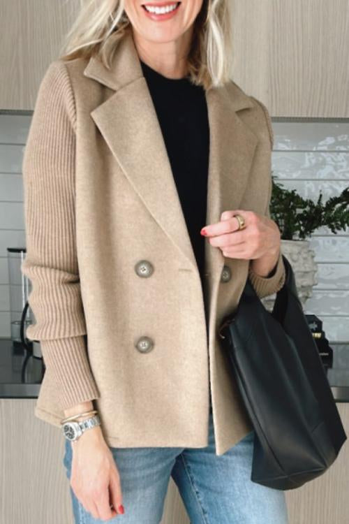 Amelia | Stylischer Blazer mit Strickärmeln