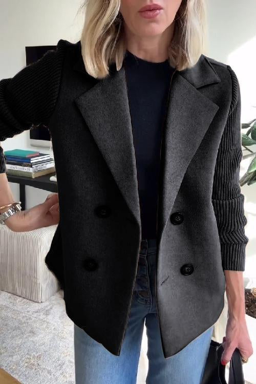 Amelia | Stylischer Blazer mit Strickärmeln