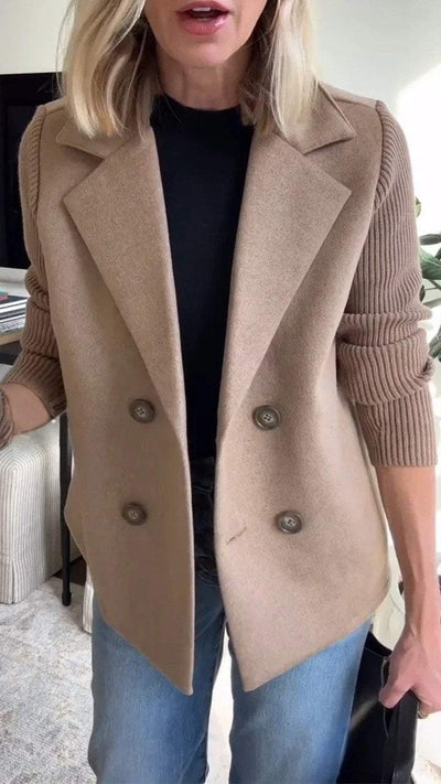 Amelia | Stylischer Blazer mit Strickärmeln