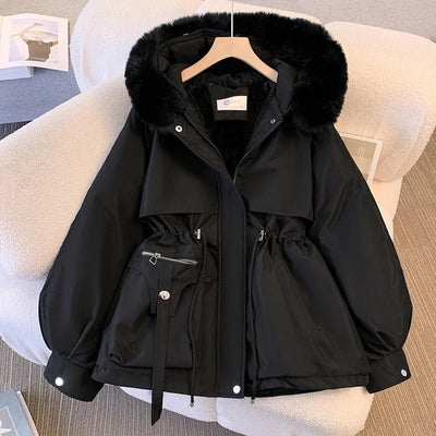 Amity | Elegante Winter-Daunenjacke mit Fell