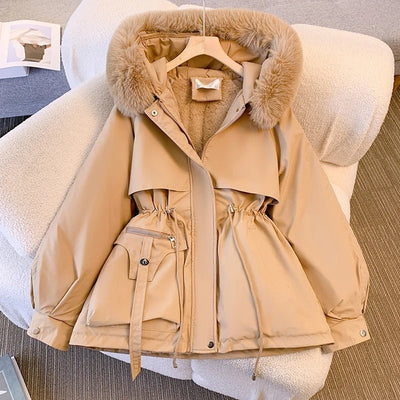 Amity | Elegante Winter-Daunenjacke mit Fell